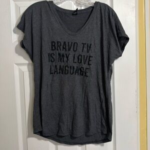 Bravo TV is my love language t shirt